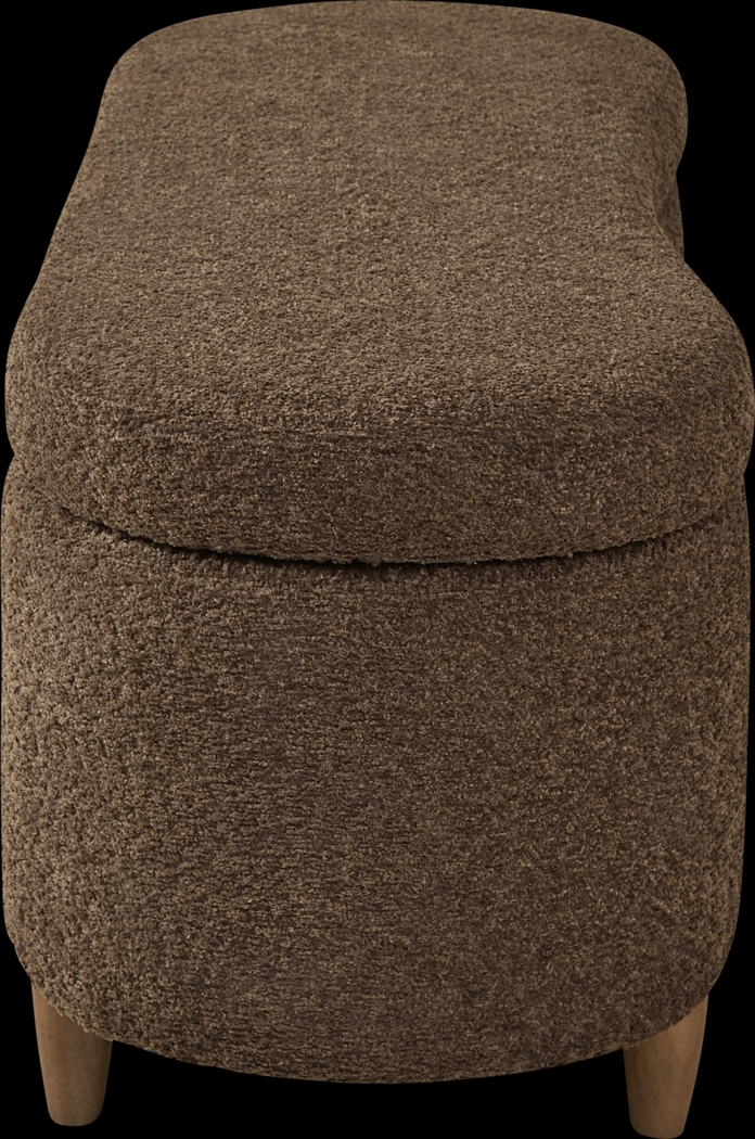 Kristencreek Brown Storage Bench - Thumbnail - Image 6