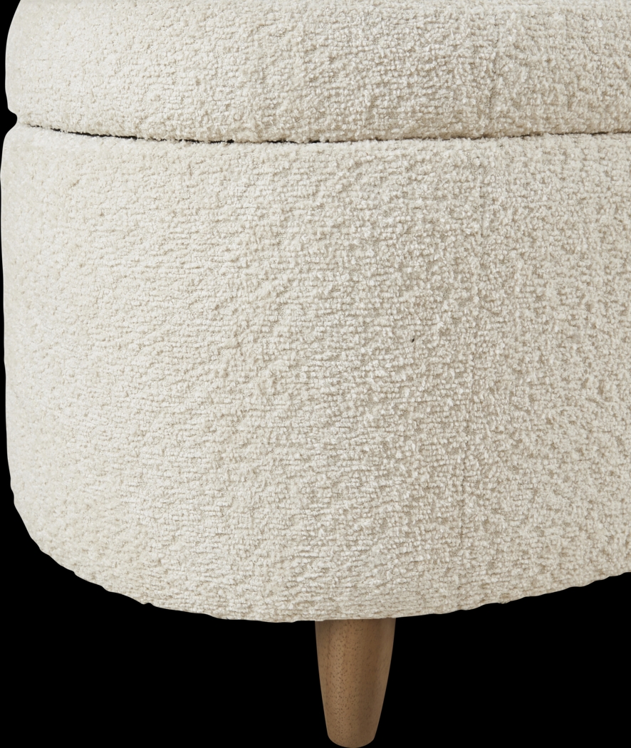 Kristencreek Cream Storage Bench - Thumbnail - Image 4