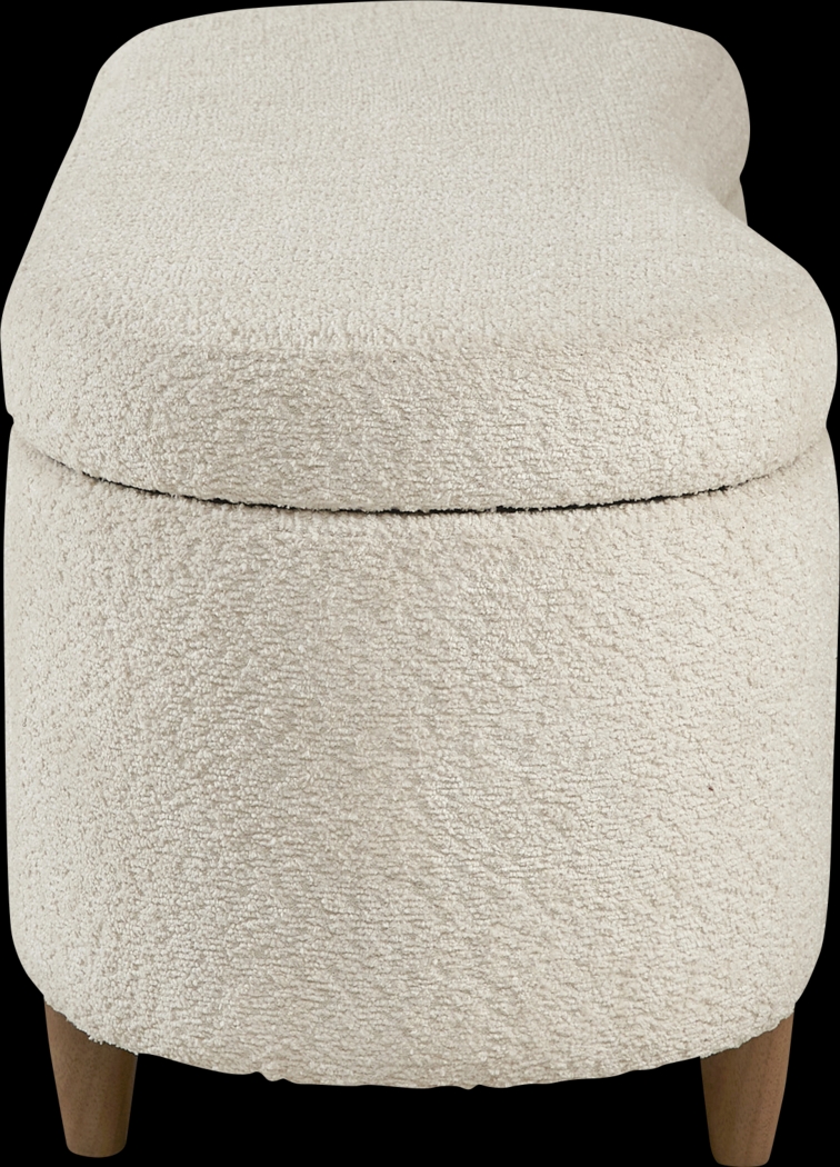Kristencreek Cream Storage Bench - Thumbnail - Image 8