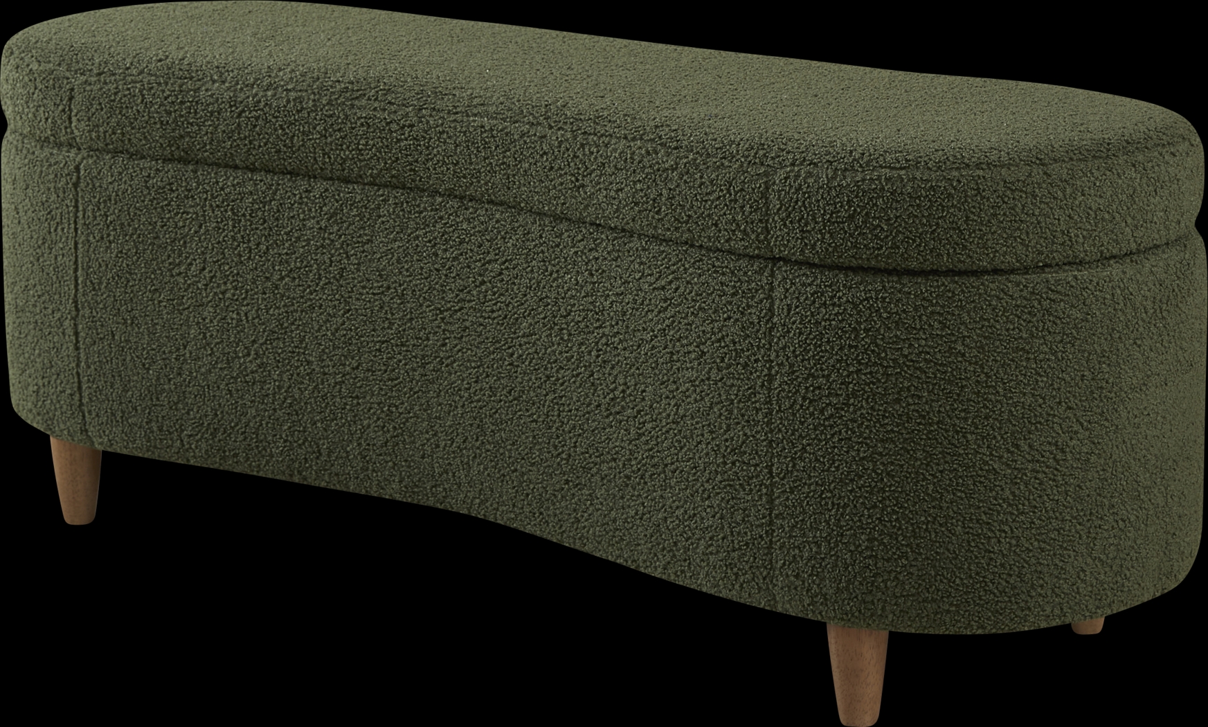 Kristencreek Green Storage Bench - Thumbnail - Image 3