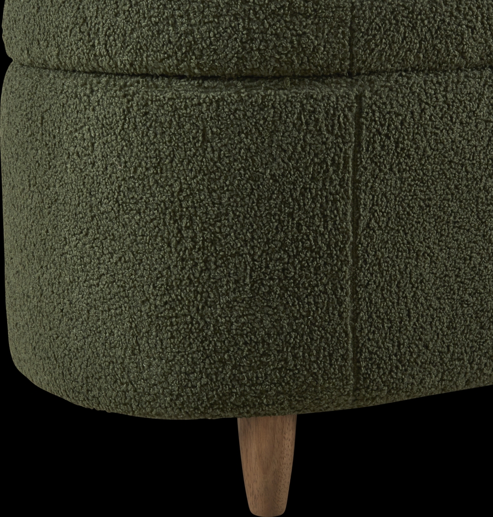 Kristencreek Green Storage Bench - Thumbnail - Image 4