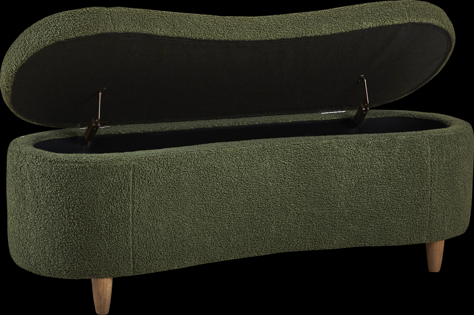 Kristencreek Green Storage Bench - Thumbnail - Image 7