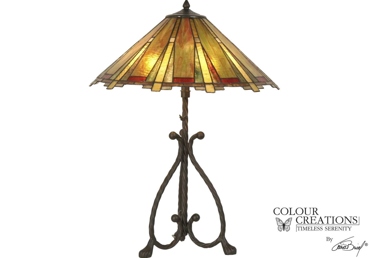 Kristie Court Tiffany Style Lamp - Thumbnail - Image 1