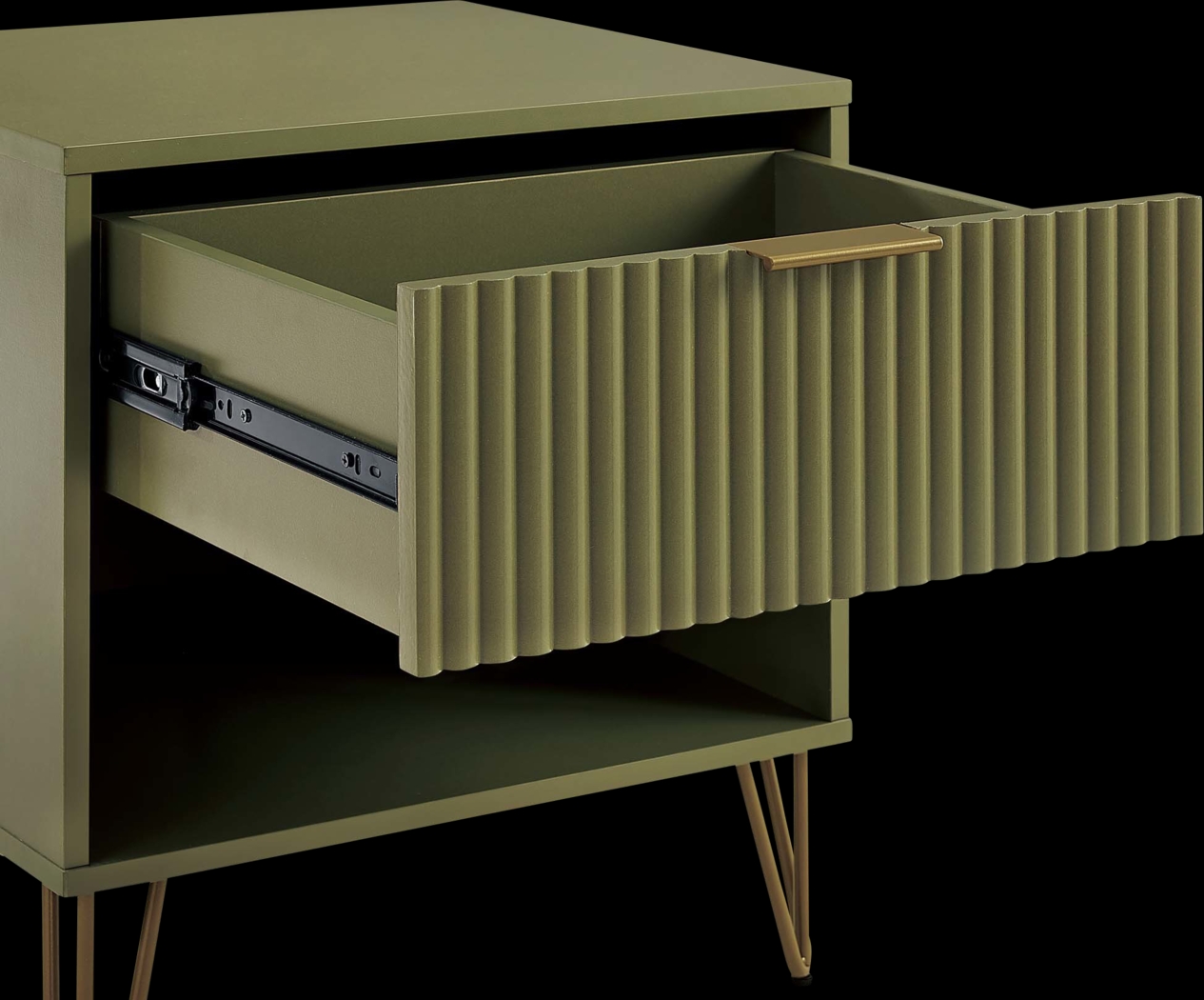 Kroc I Green Nightstand - Thumbnail - Image 3