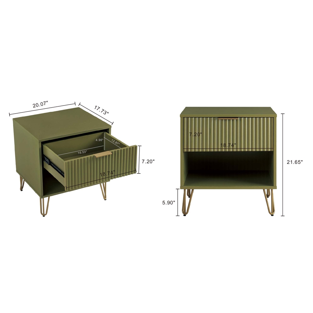 Kroc I Green Nightstand - Thumbnail - Image 8