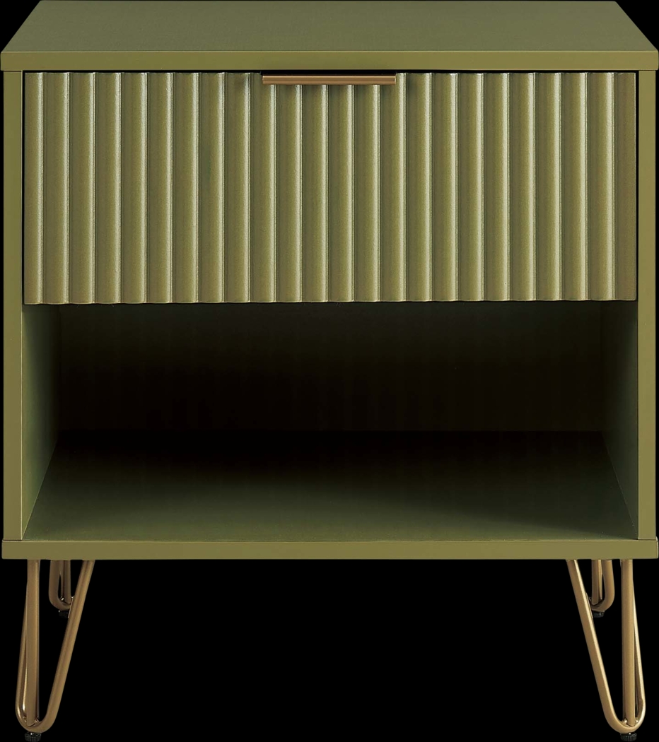 Kroc I Green Nightstand - Thumbnail - Image 1