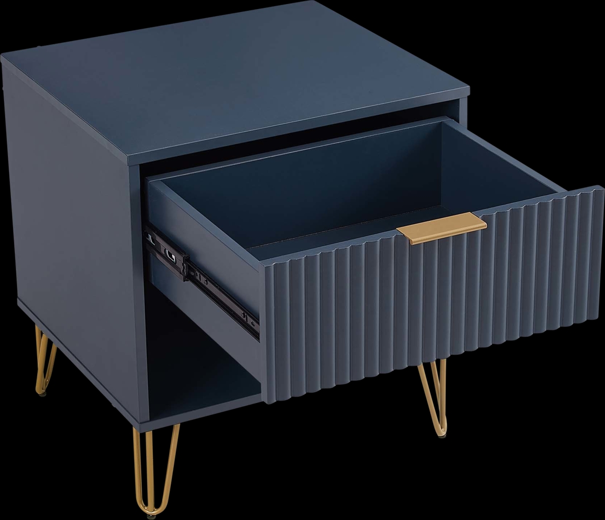 Kroc I Midnight Blue Nightstand - Thumbnail - Image 5