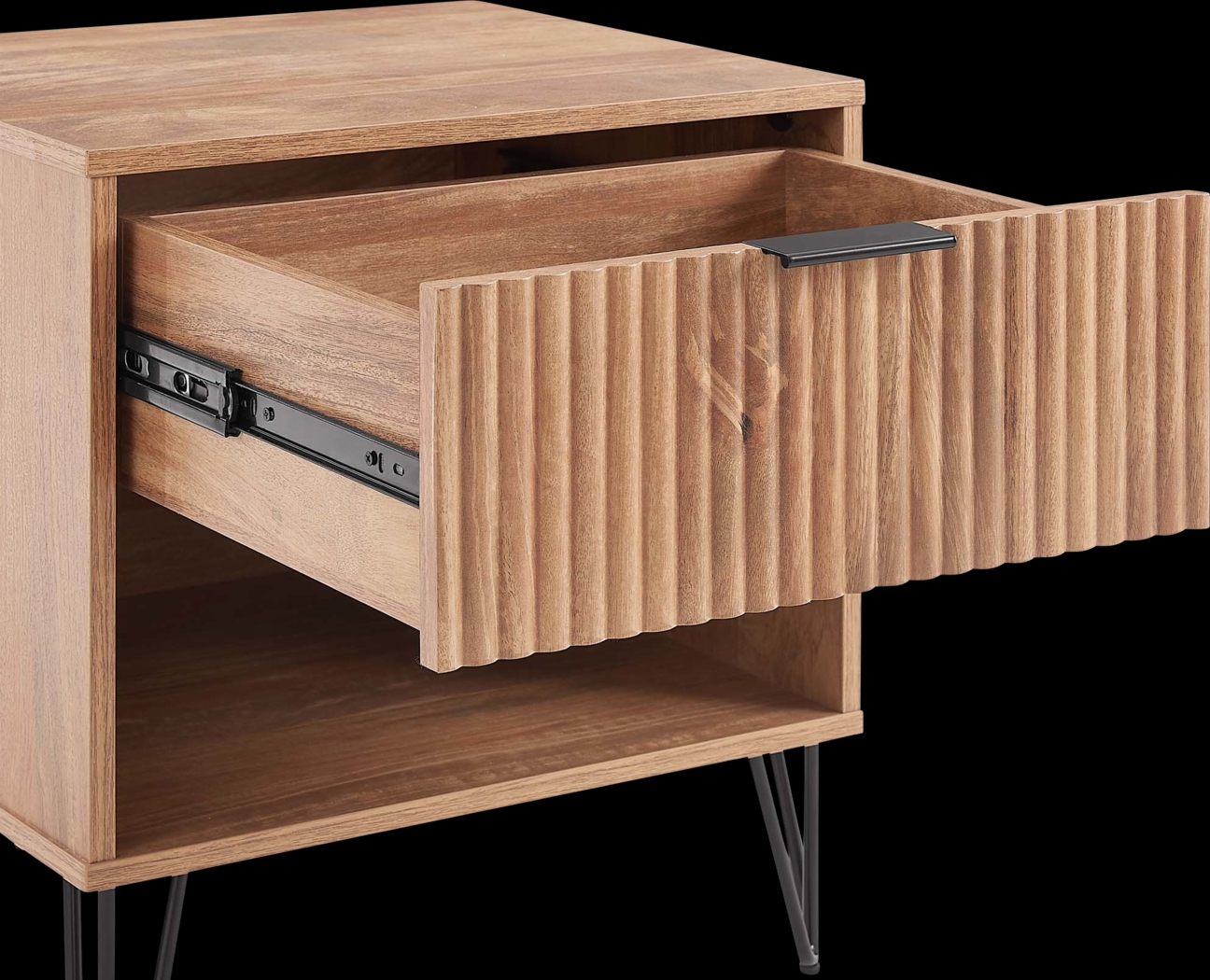 Kroc II Brown Nightstand - Thumbnail - Image 3