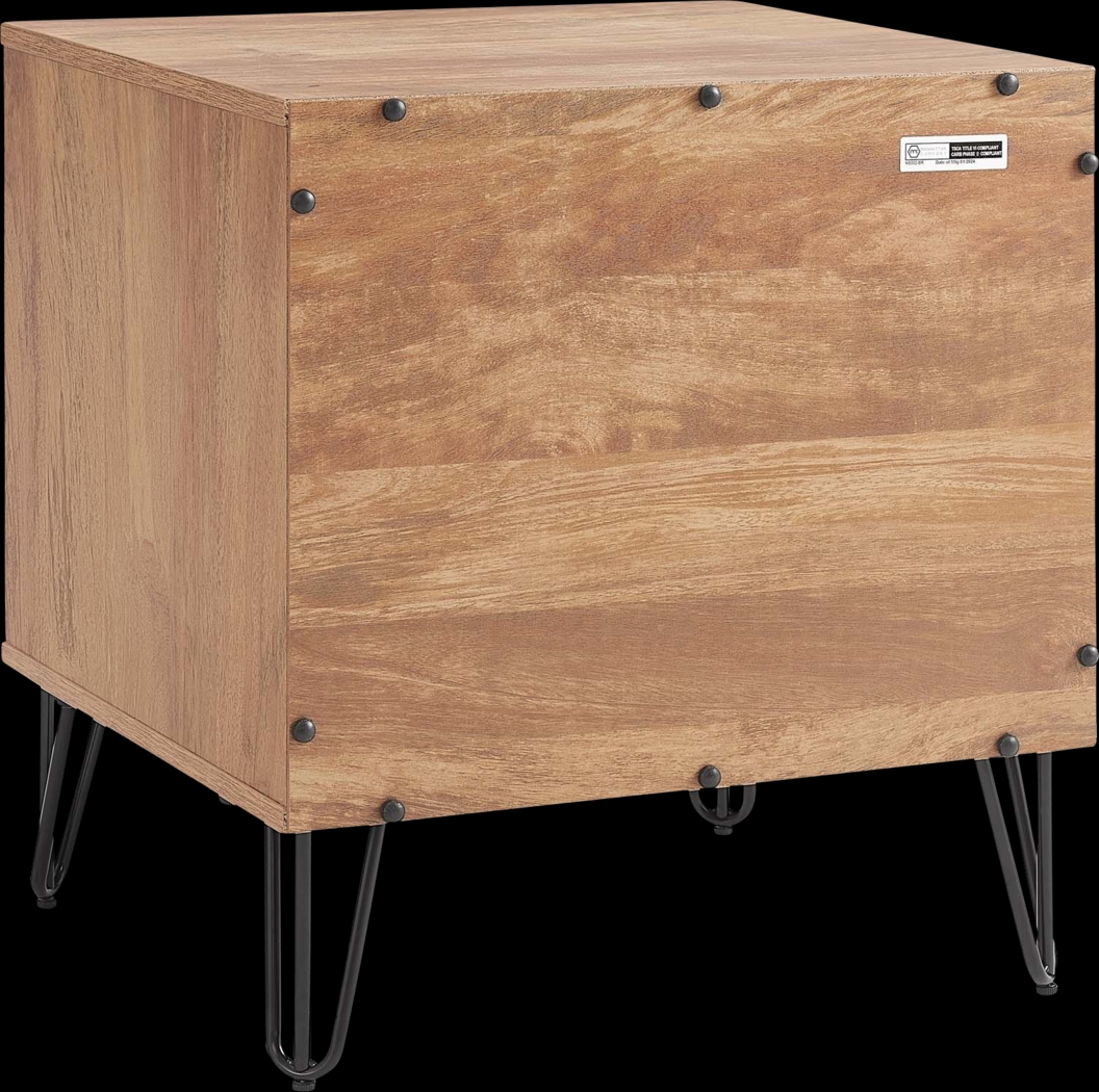 Kroc II Brown Nightstand - Thumbnail - Image 6