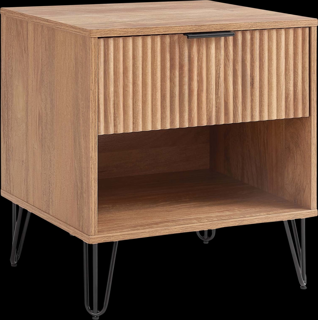 Kroc II Brown Nightstand - Thumbnail - Image 7