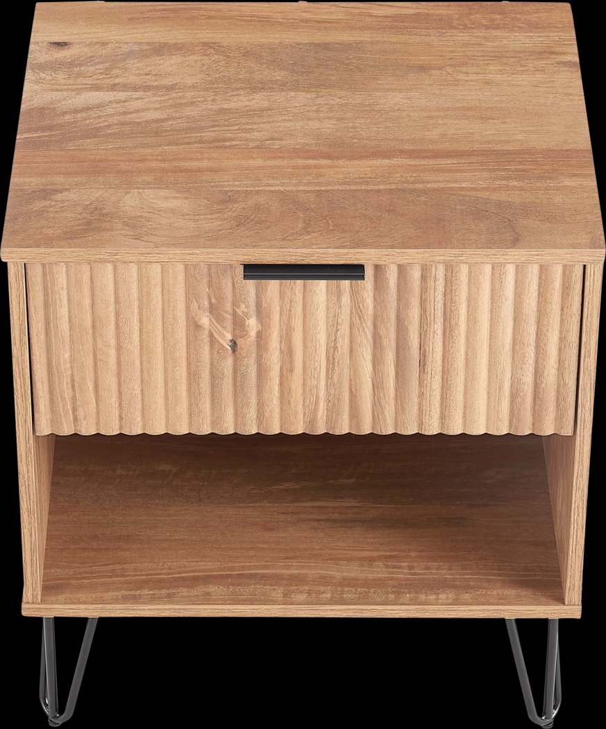 Kroc II Brown Nightstand - Thumbnail - Image 8