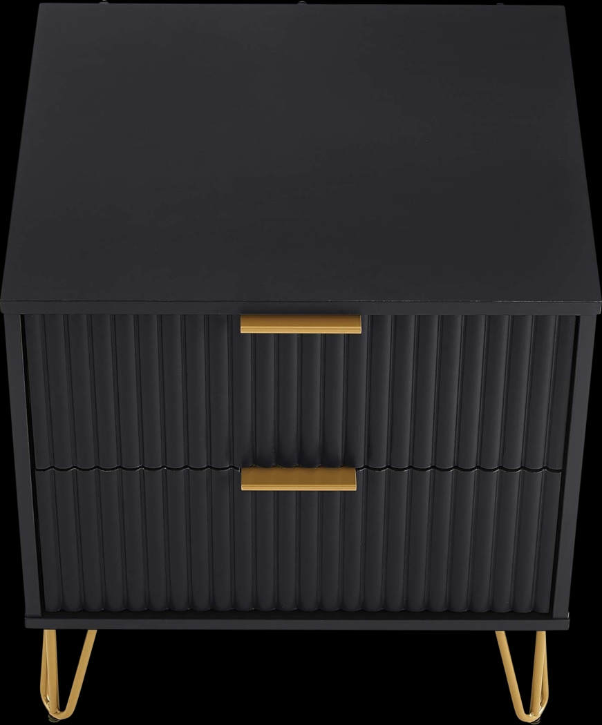 Kroc III Black Nightstand - Thumbnail - Image 8