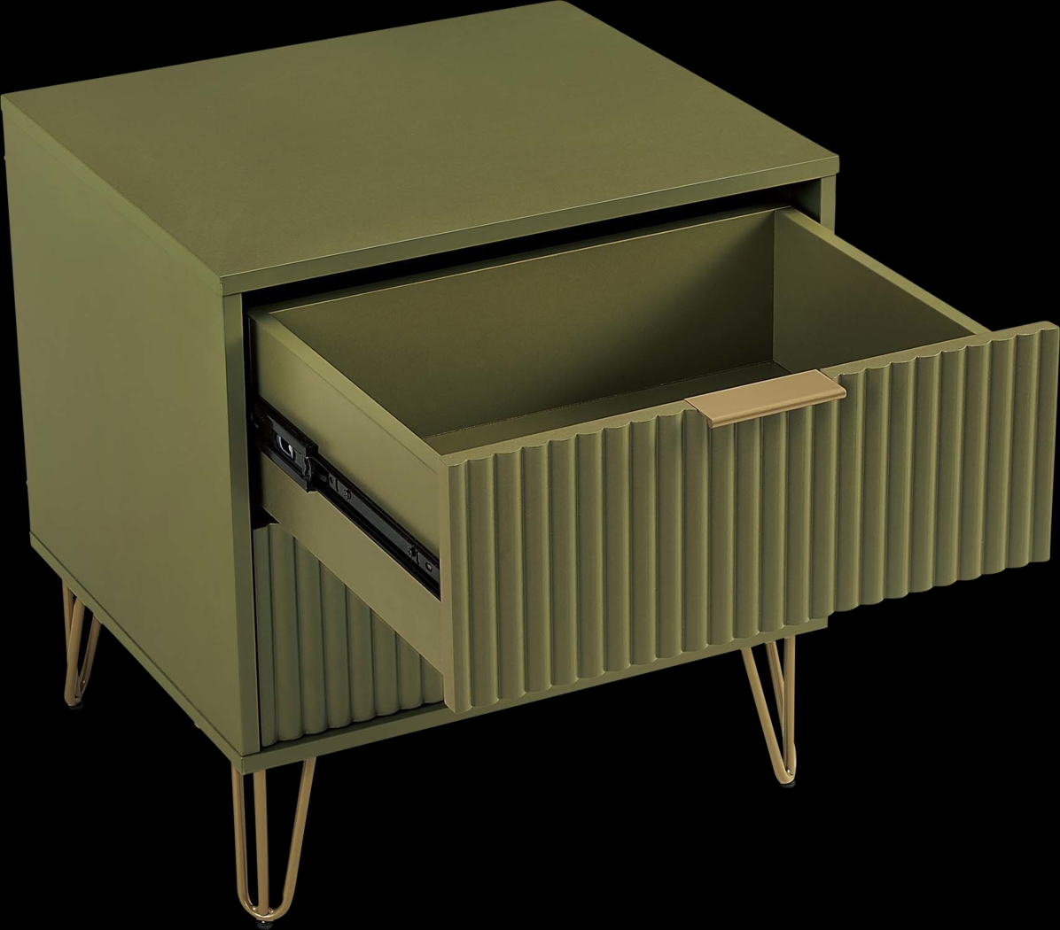 Kroc III Green Nightstand - Thumbnail - Image 5