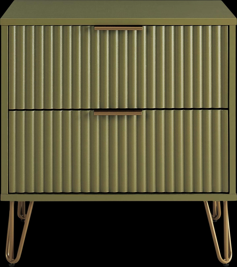Kroc III Green Nightstand - Thumbnail - Image 1