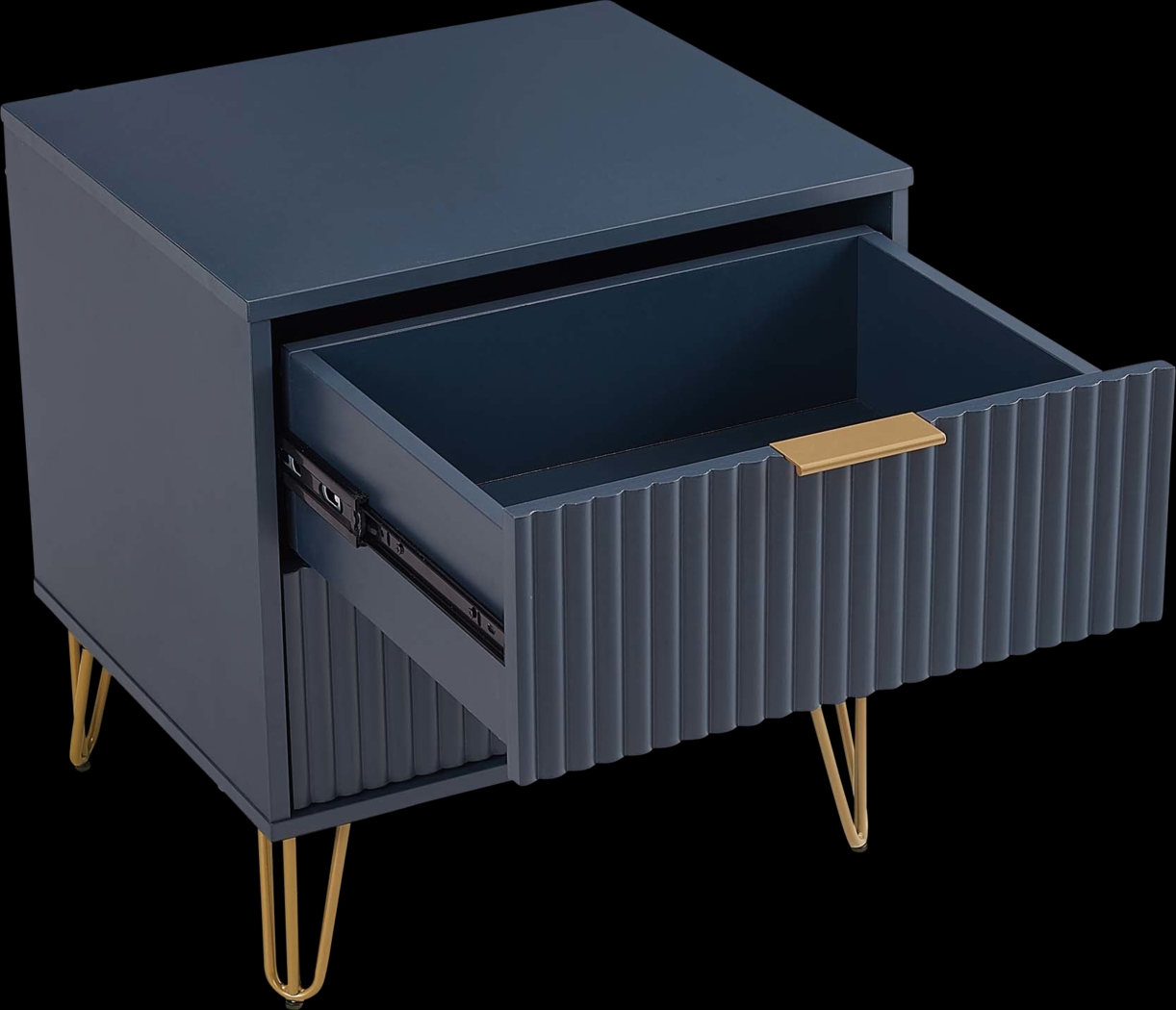 Kroc III Midnight Blue Nightstand - Thumbnail - Image 5