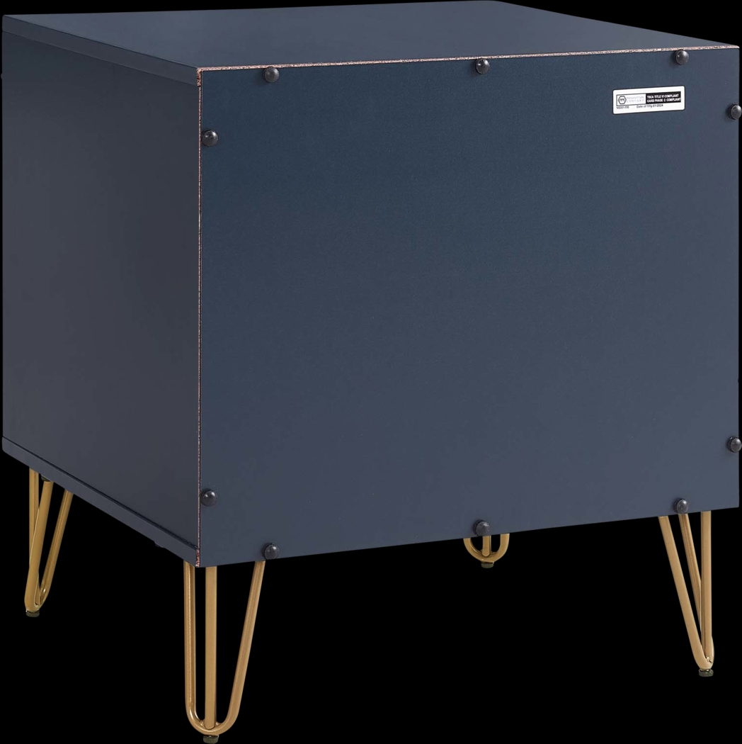 Kroc III Midnight Blue Nightstand - Thumbnail - Image 6