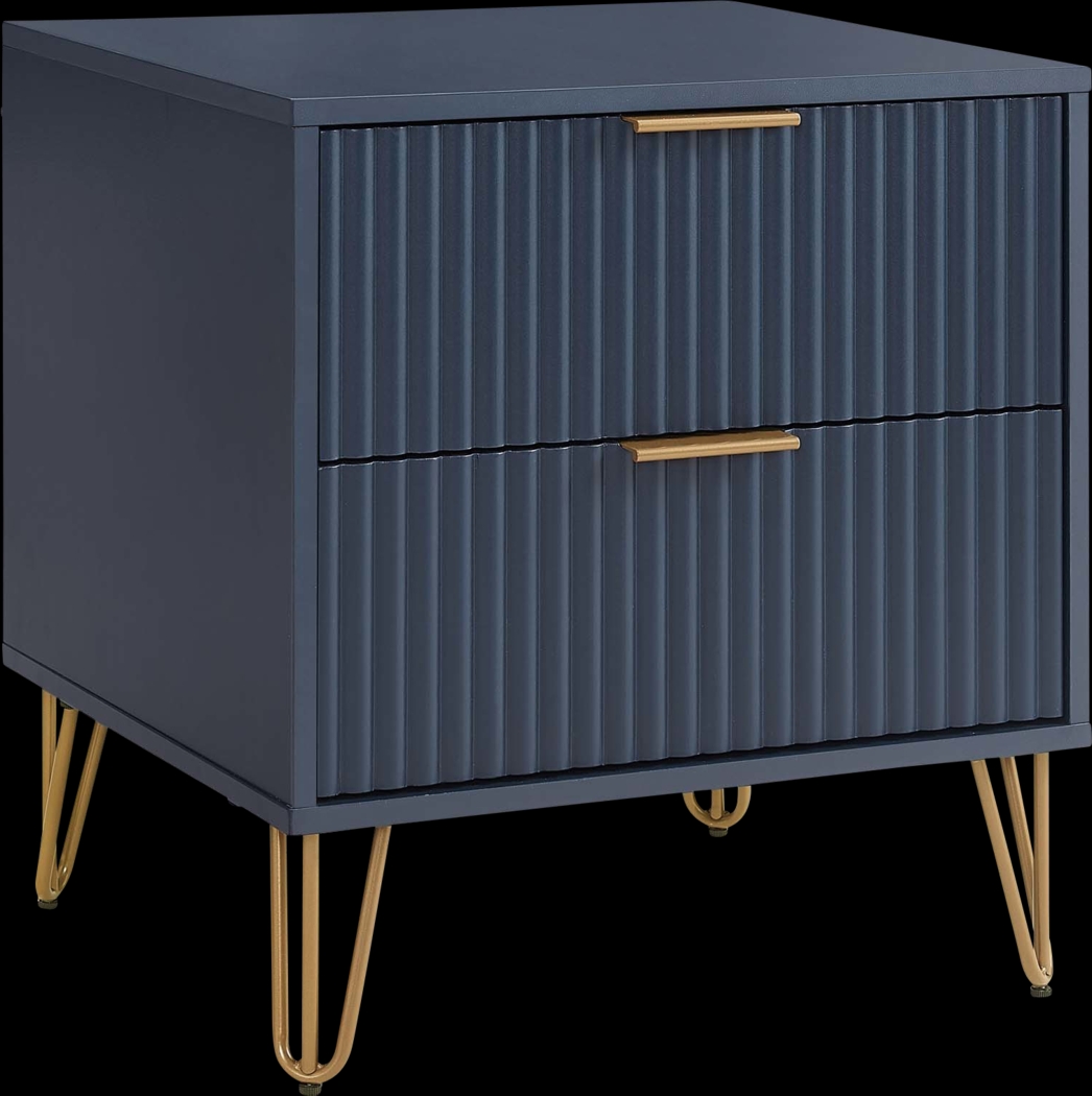 Kroc III Midnight Blue Nightstand - Thumbnail - Image 7