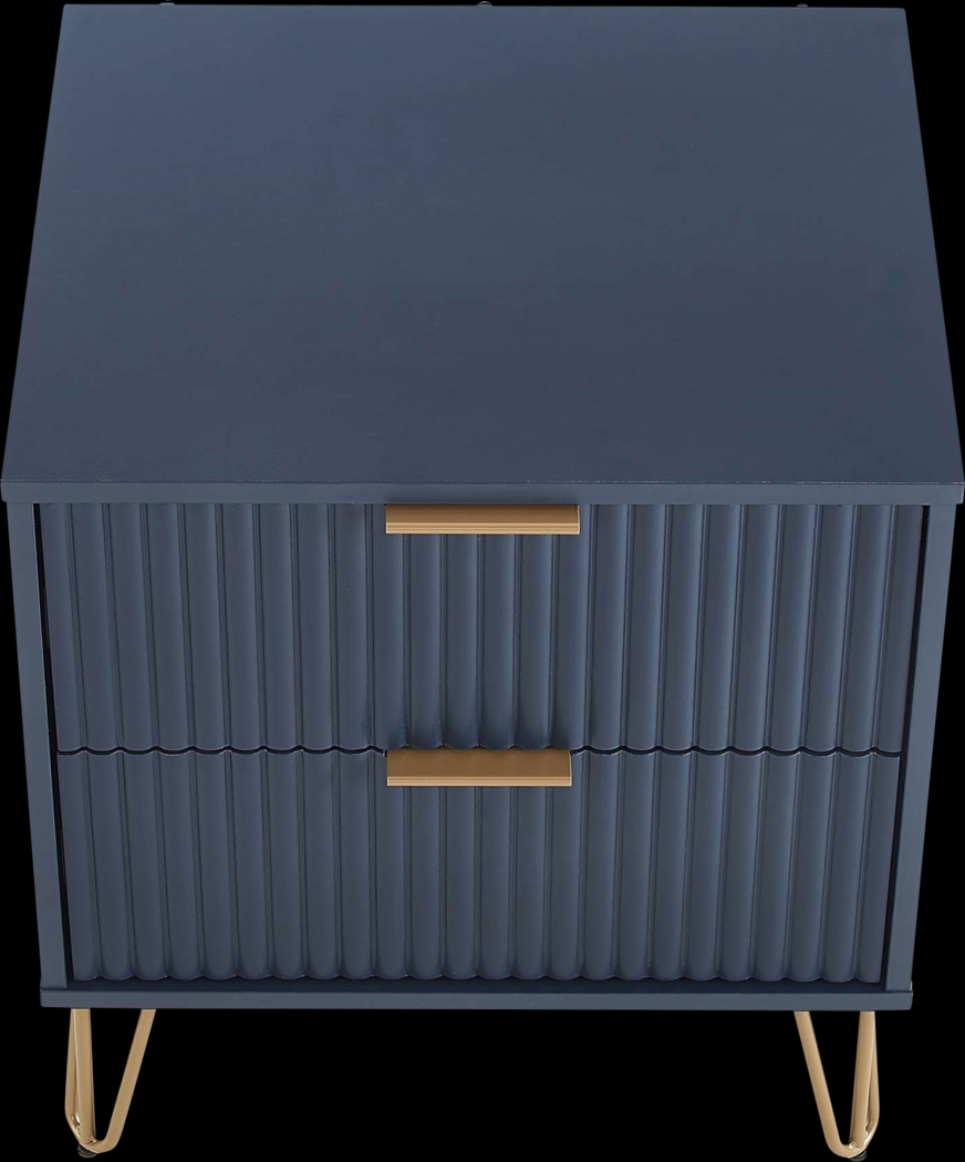 Kroc III Midnight Blue Nightstand - Thumbnail - Image 8