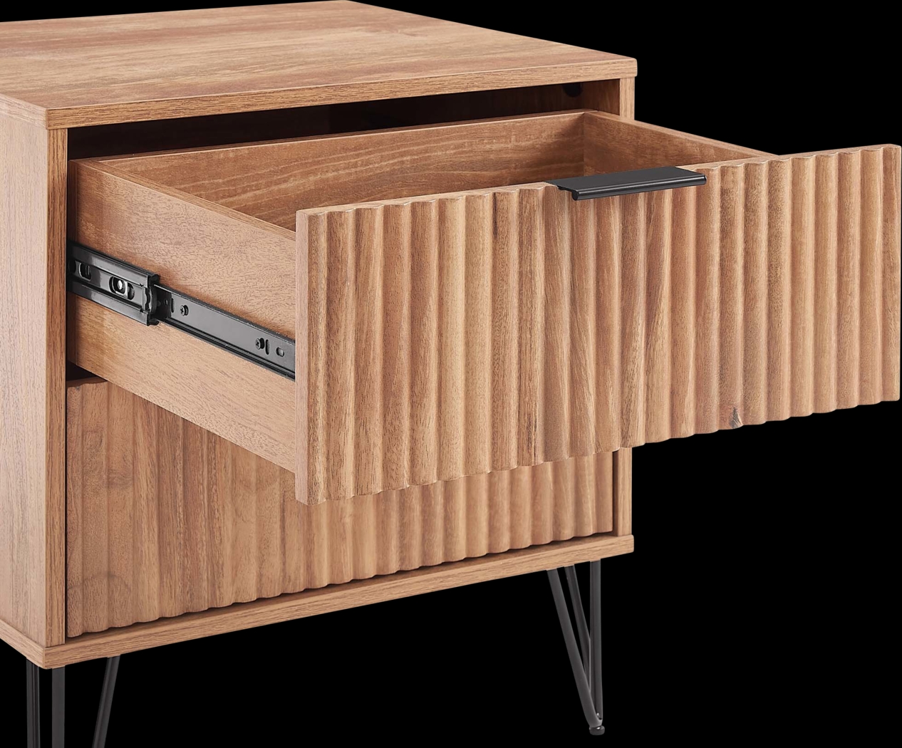 Kroc IV Brown Nightstand - Thumbnail - Image 3