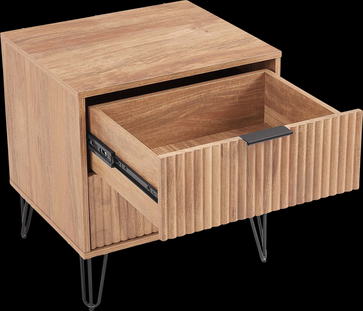 Kroc IV Brown Nightstand - Thumbnail - Image 5