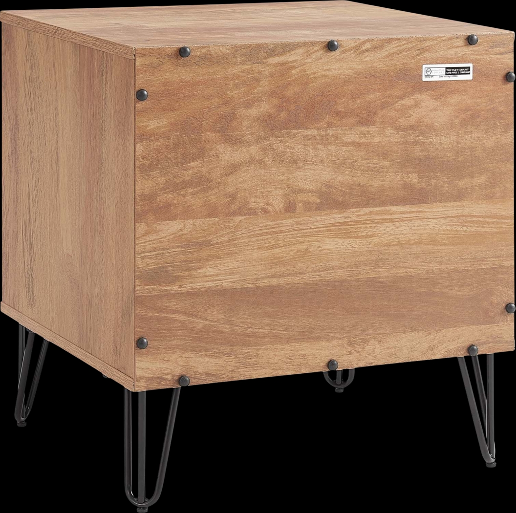 Kroc IV Brown Nightstand - Thumbnail - Image 6