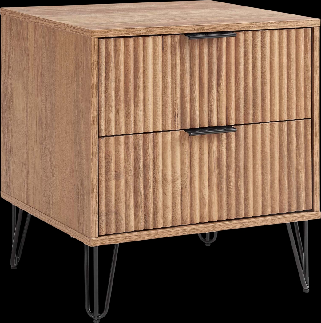 Kroc IV Brown Nightstand - Thumbnail - Image 7