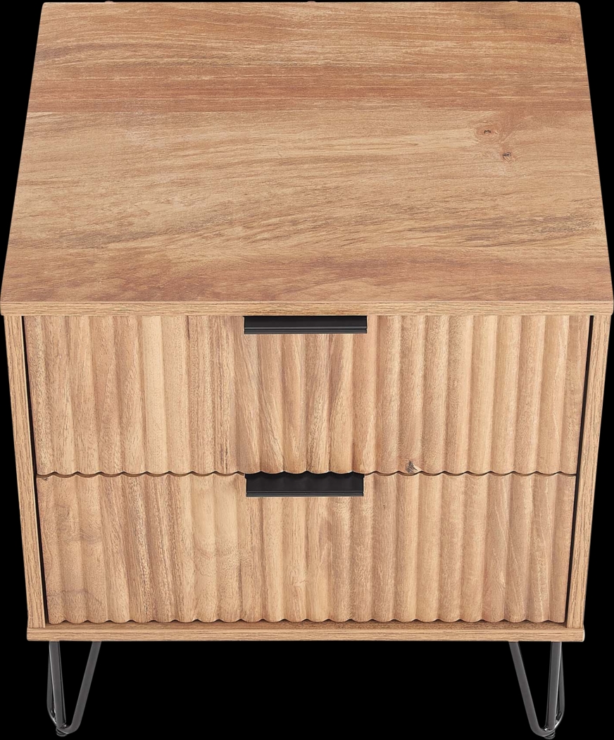 Kroc IV Brown Nightstand - Thumbnail - Image 8