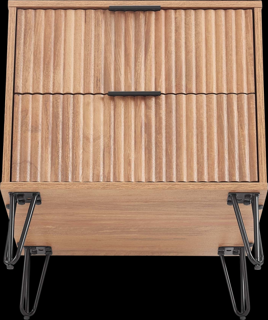 Kroc IV Brown Nightstand - Thumbnail - Image 9