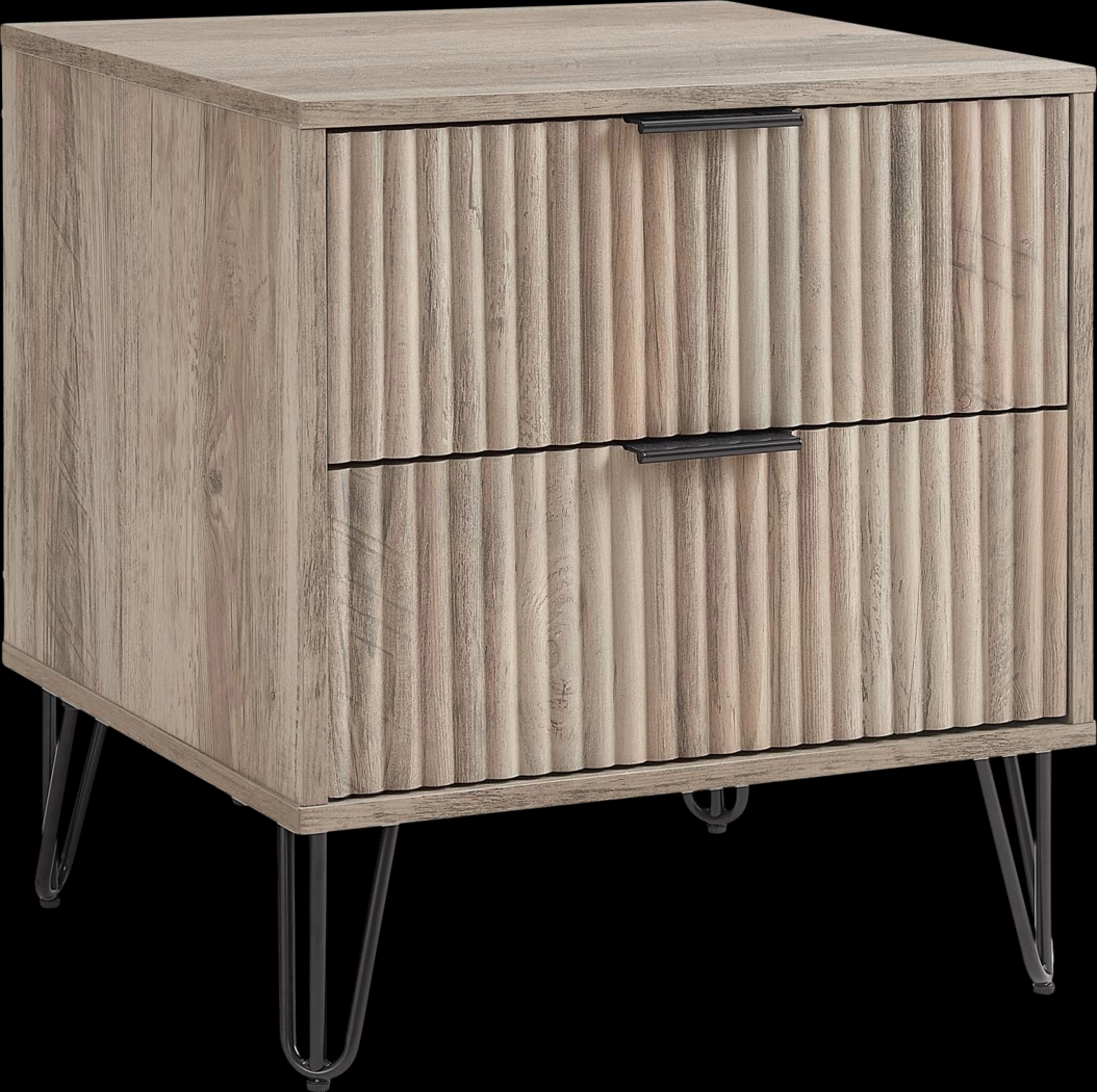 Kroc IV Gray Nightstand - Thumbnail - Image 7