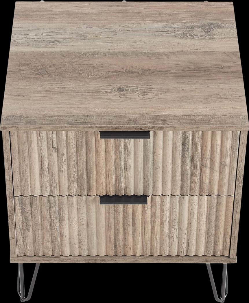Kroc IV Gray Nightstand - Thumbnail - Image 8