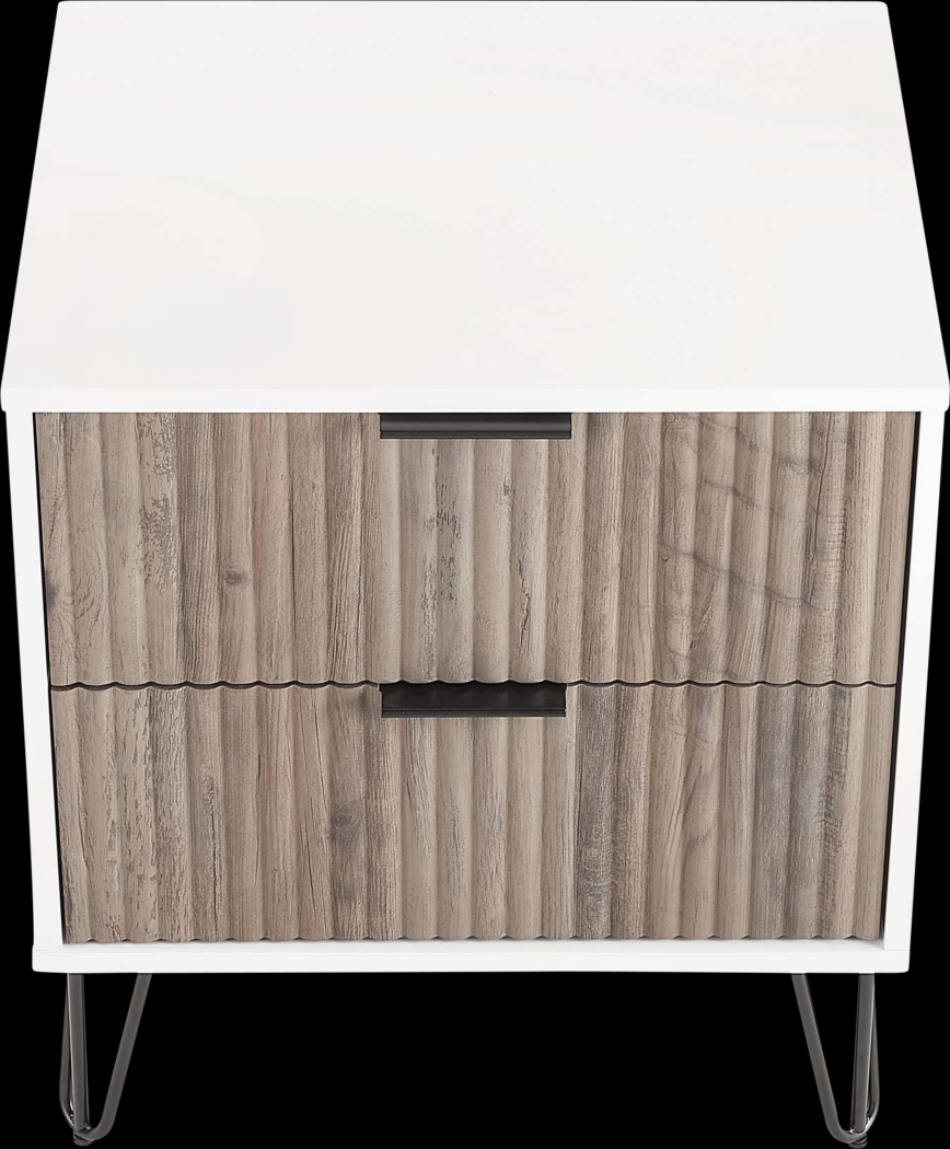 Kroc IV White Nightstand - Thumbnail - Image 8
