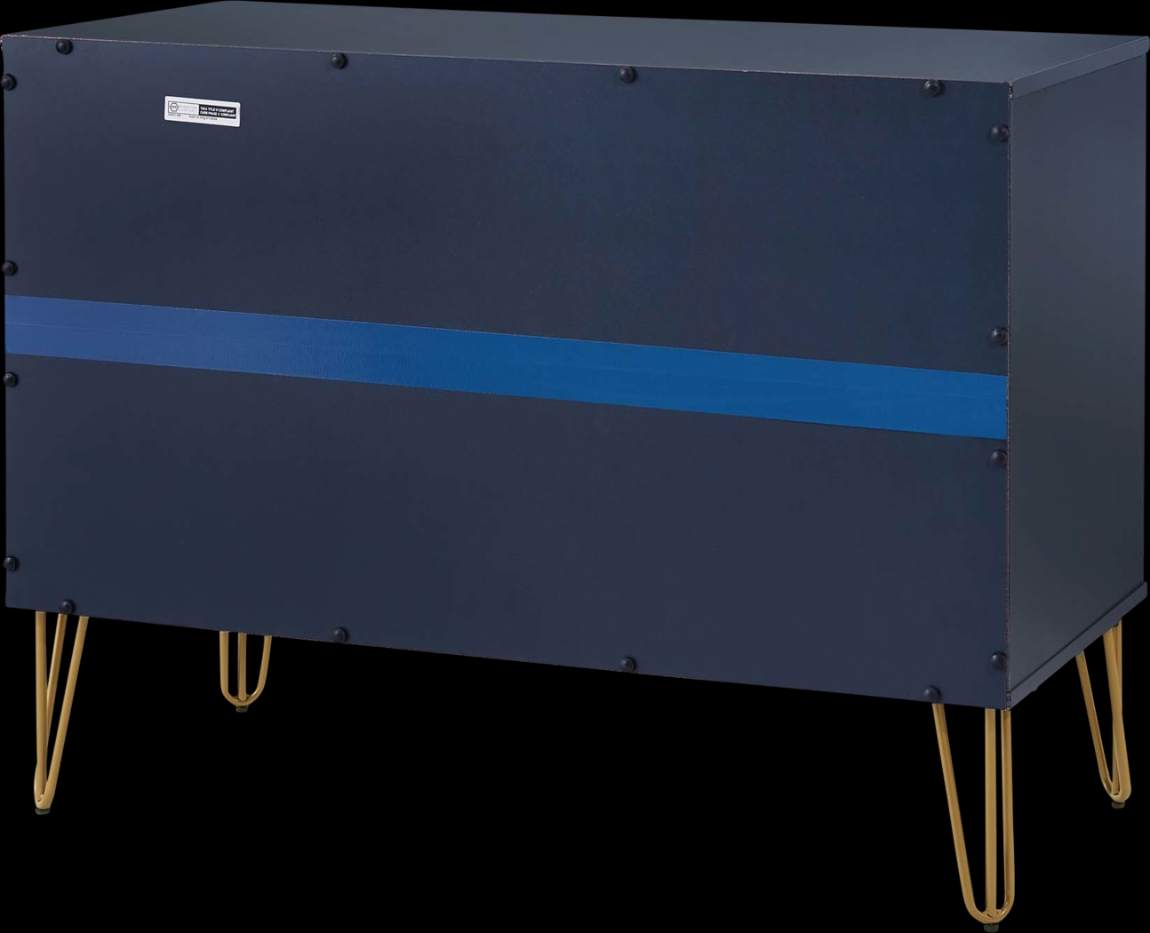 Kroc V Midnight Blue Dresser - Thumbnail - Image 7