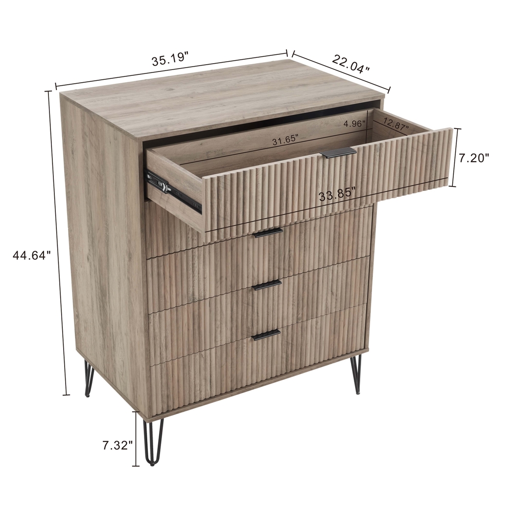 Kroc VIII Gray Dresser - Thumbnail - Image 10
