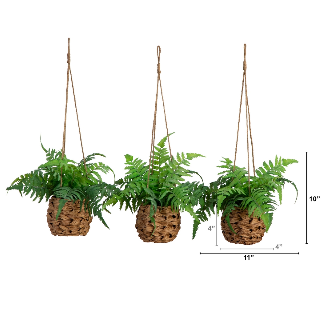 Krulock Green Indoor/Outdoor Silk Plant, Set of 3 - Thumbnail - Image 6