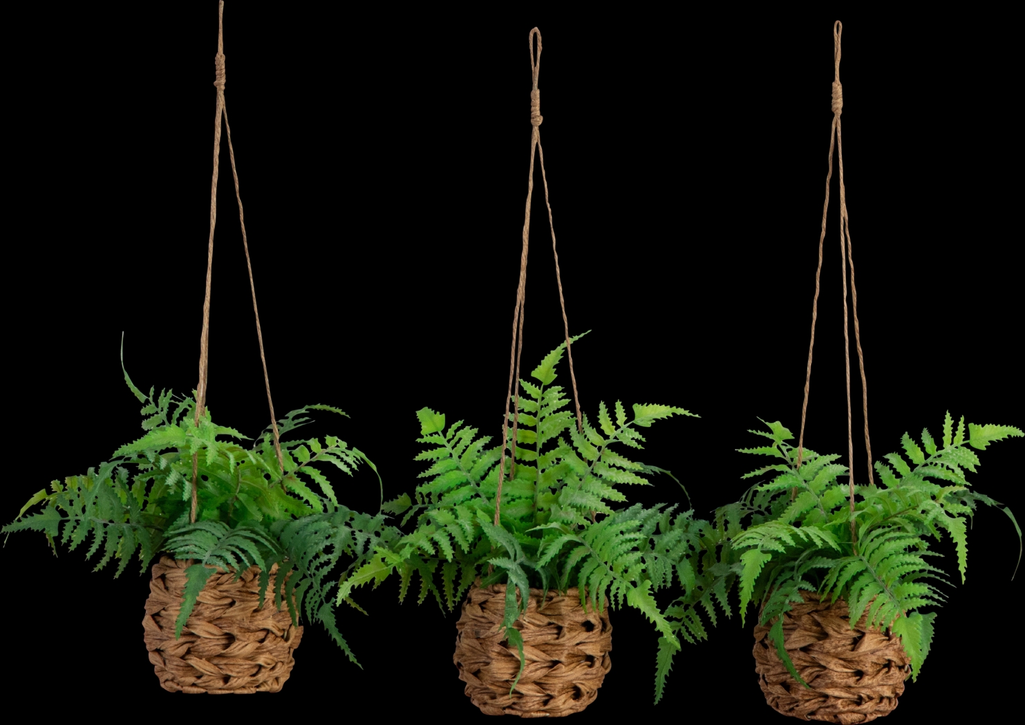 Krulock Green Indoor/Outdoor Silk Plant, Set of 3 - Thumbnail - Image 1