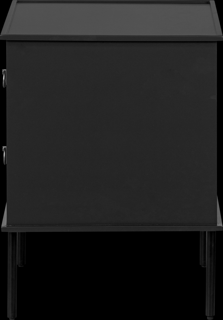 Krunsk Black Nightstand - Thumbnail - Image 3