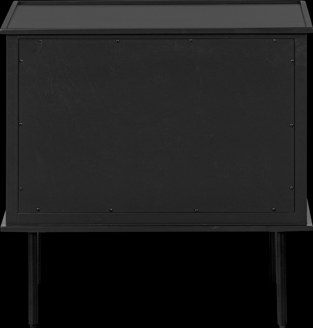 Krunsk Black Nightstand - Thumbnail - Image 4