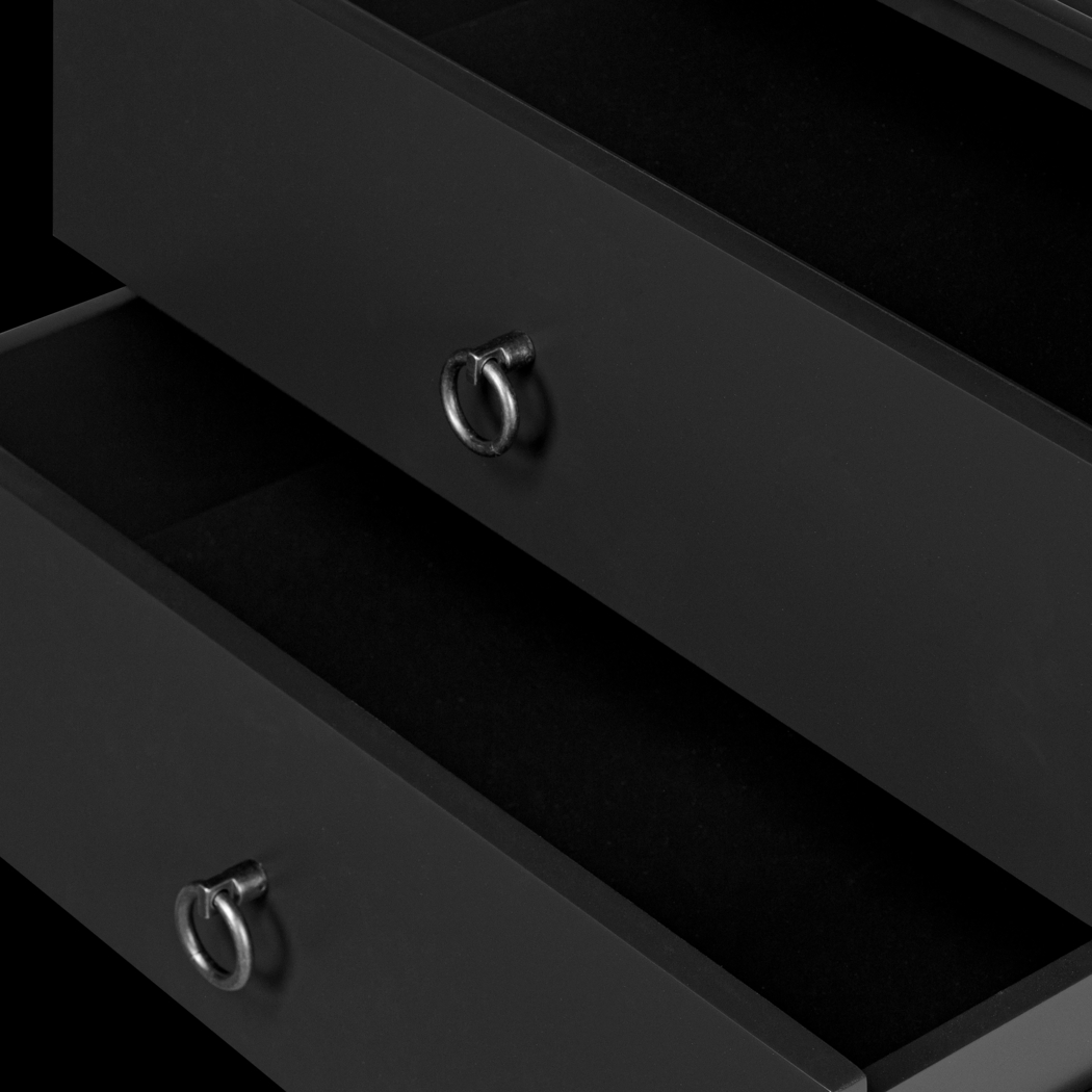 Krunsk Black Nightstand - Thumbnail - Image 8