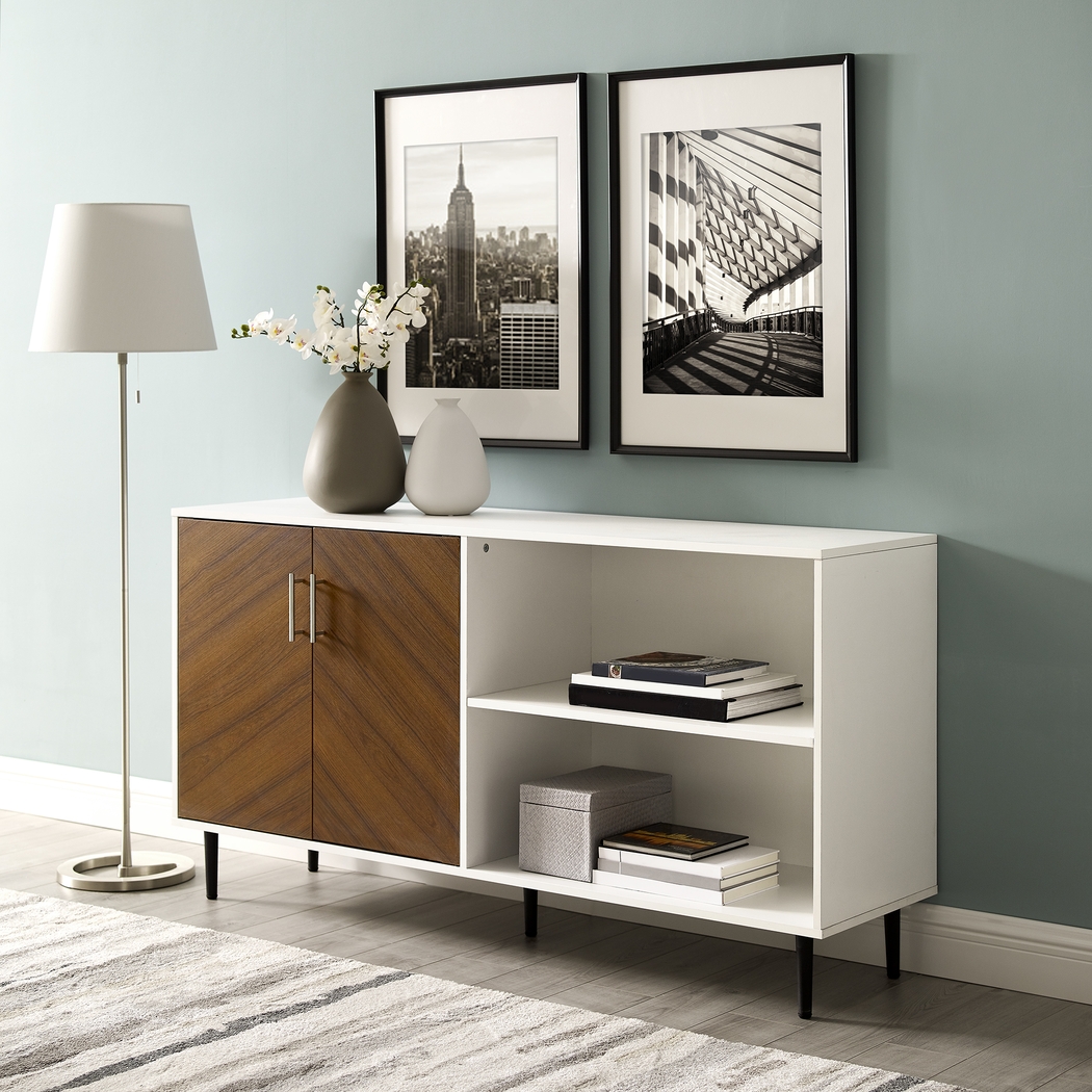 Krupa White 58 in. Console - Thumbnail - Image 4