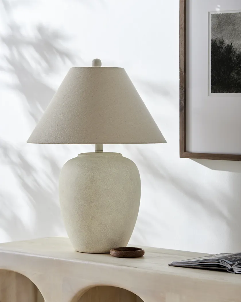 Kryon Cream Table Lamp - Thumbnail - Image 3