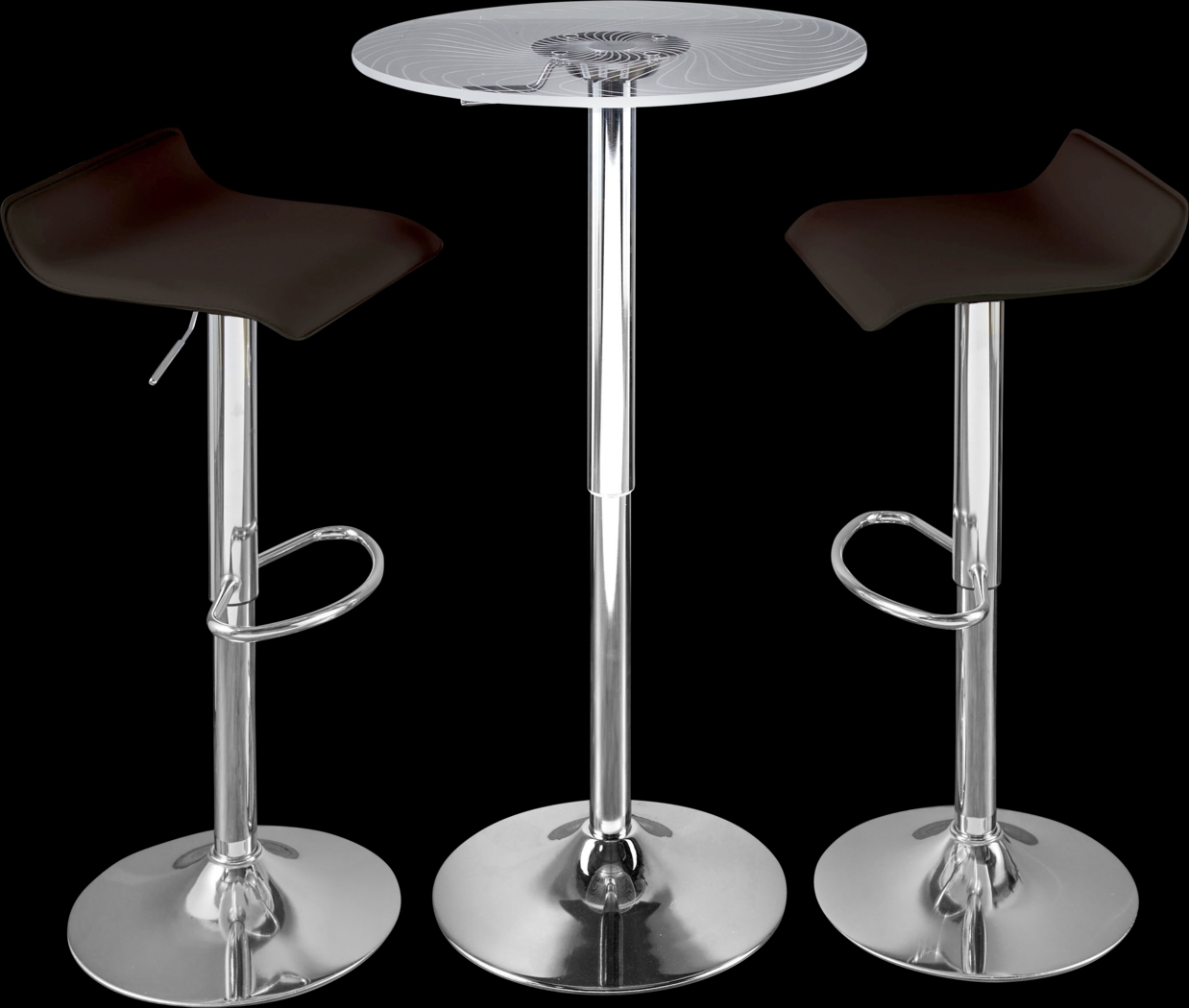 Krystl Brown Adjustable 3 Pc Bar Set - Thumbnail - Image 3