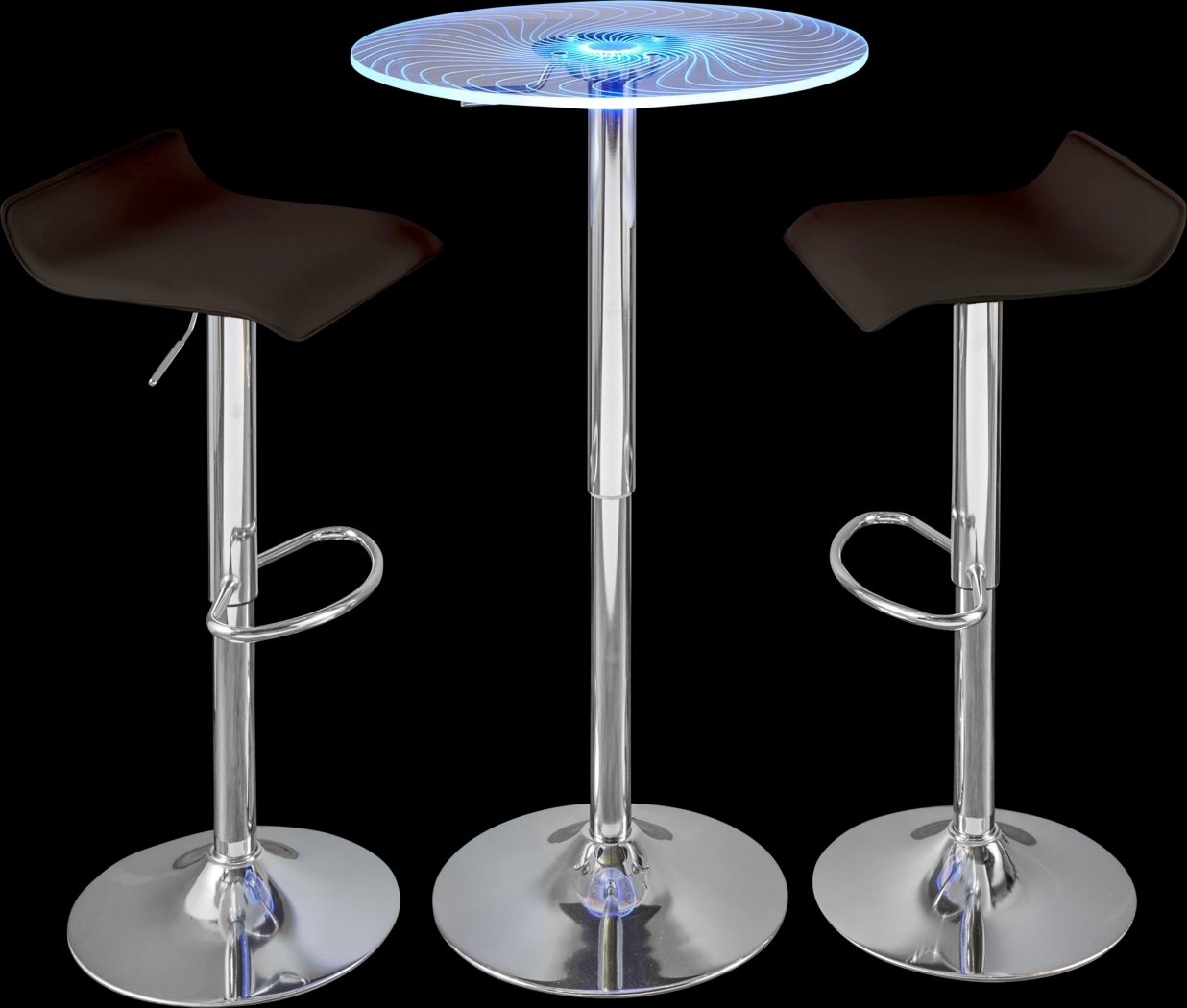 Krystl Brown Adjustable 3 Pc Bar Set - Thumbnail - Image 1