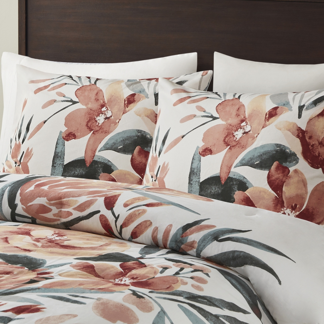 Kubiski Off-White 3 Pc Full/Queen Comforter Set - Thumbnail - Image 7