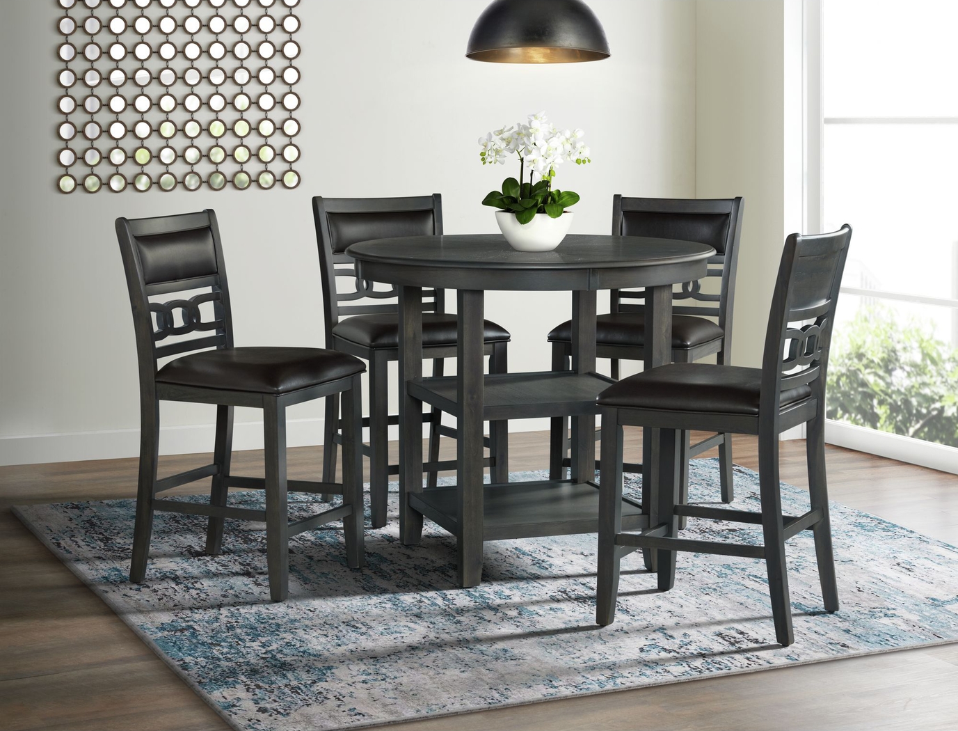 Kudzu Gray Counter Height Stool, Set of 2 - Thumbnail - Image 2