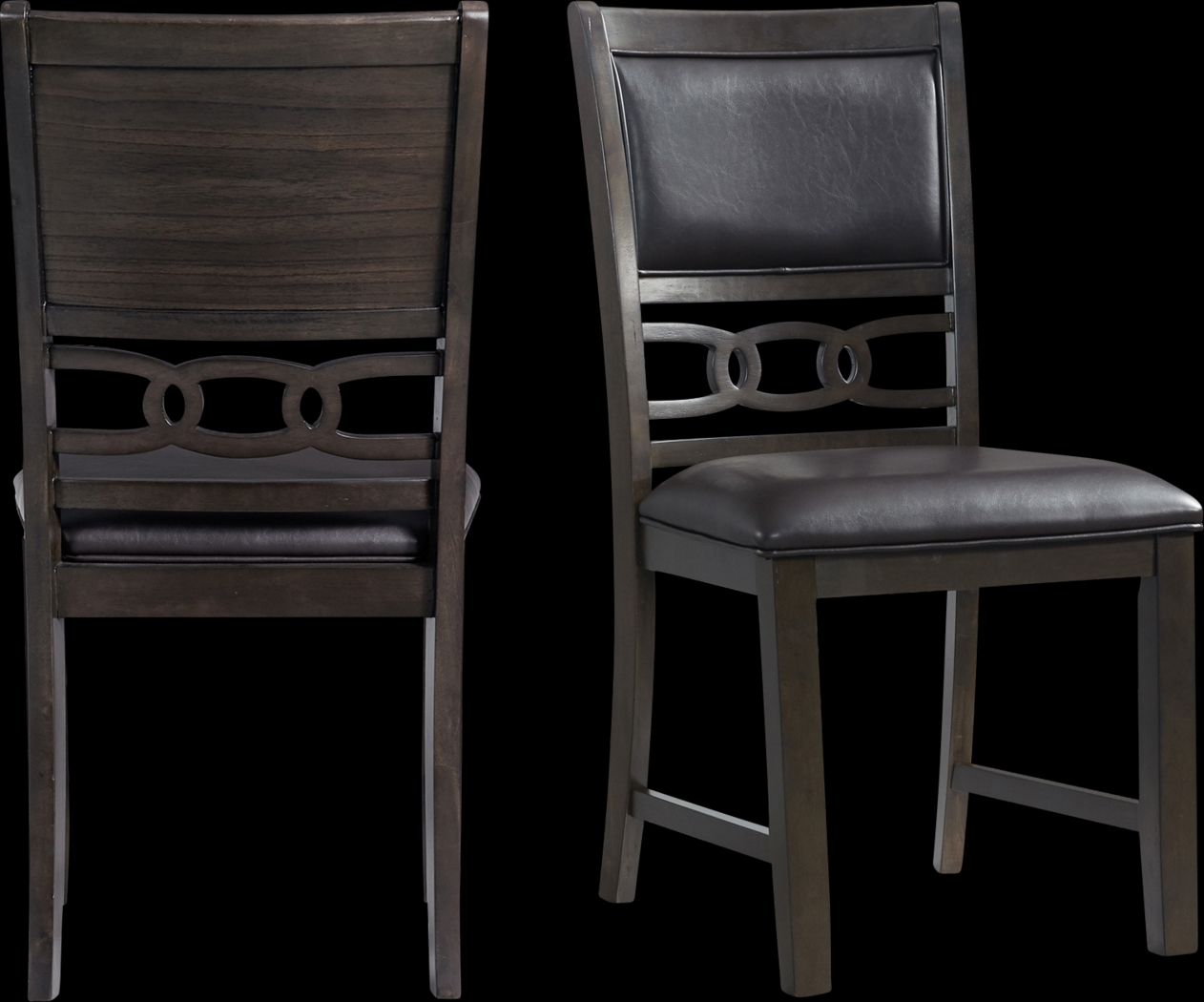 Kudzu Walnut Side Chair, Set of 2 - Thumbnail - Image 1