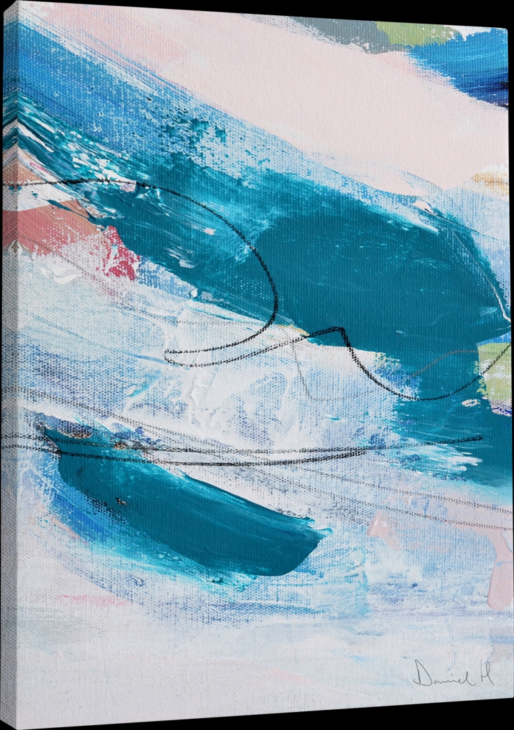 Kuelil Turquoise Canvas Wall Art - Thumbnail - Image 1