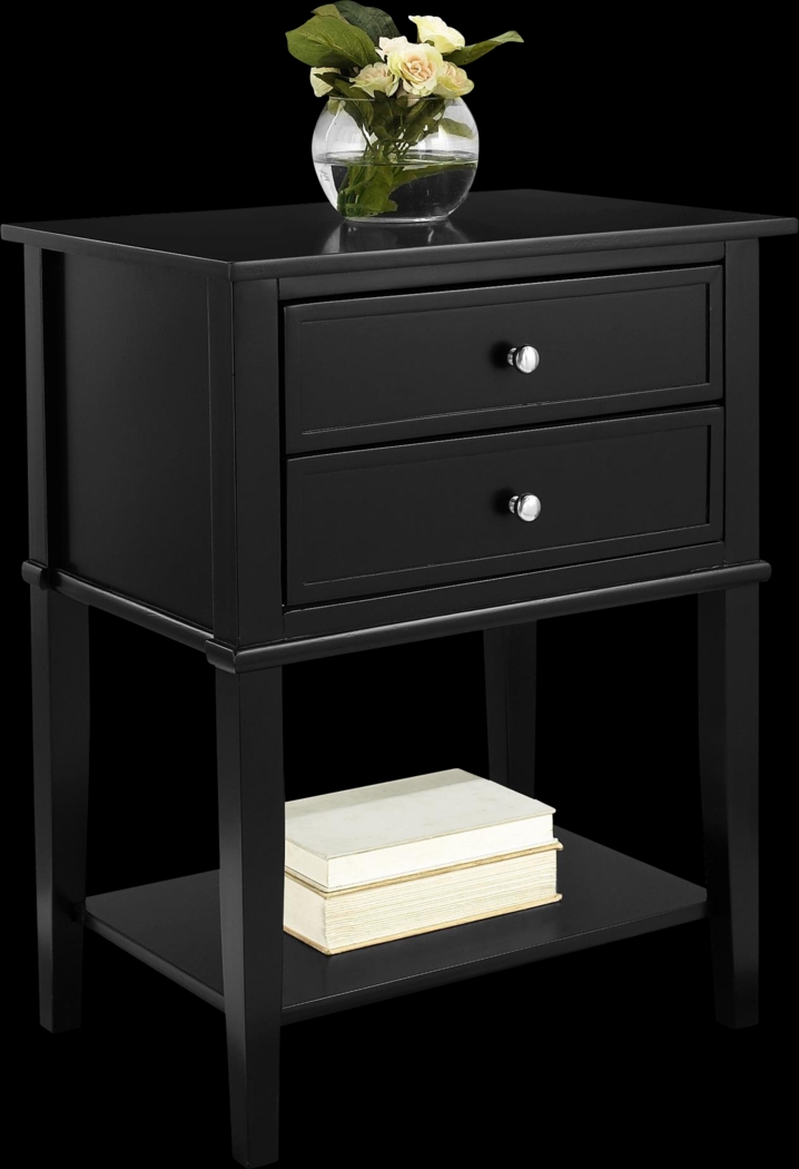 Kuhle Black Accent Table - Thumbnail - Image 1