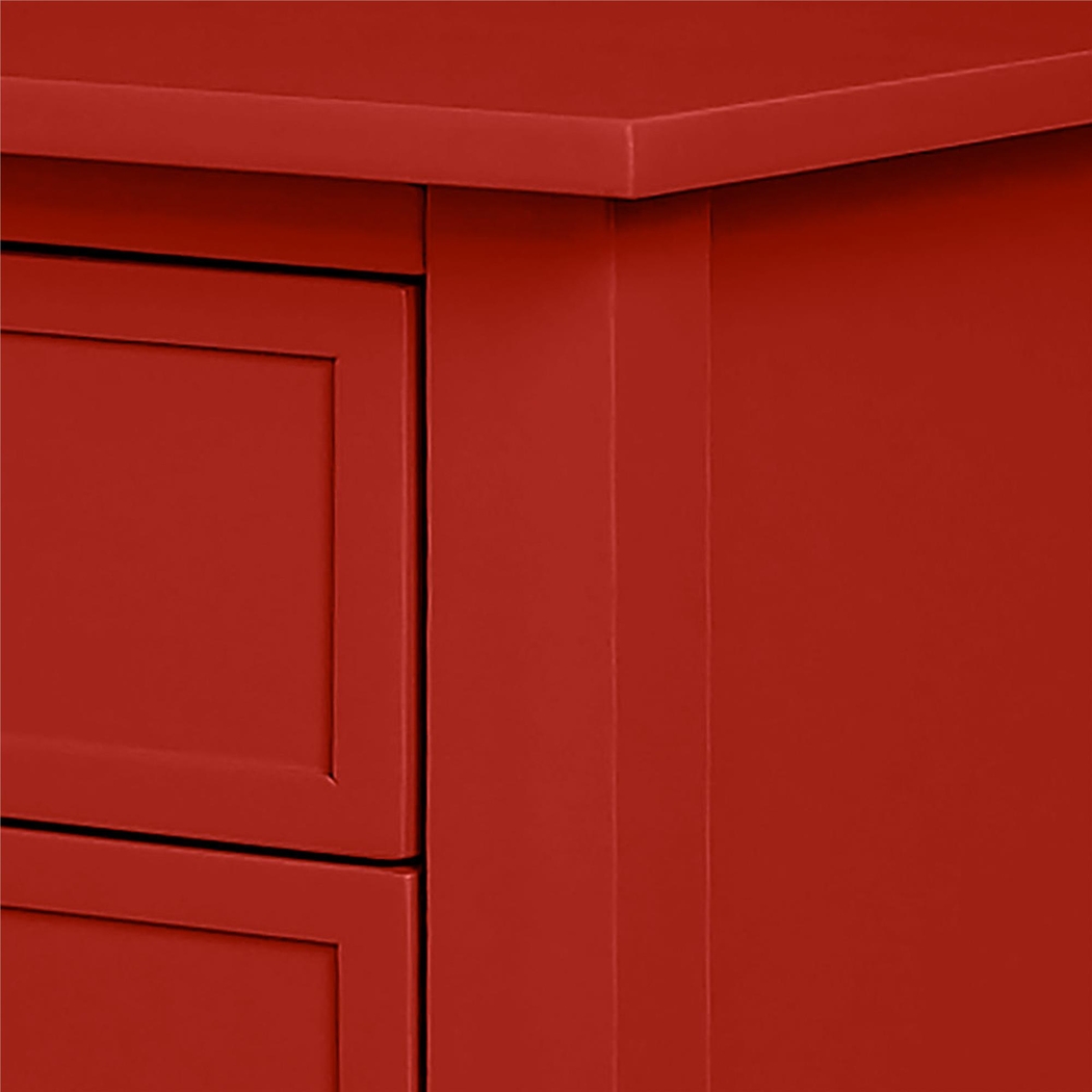 Kuhle Red Accent Table - Thumbnail - Image 3