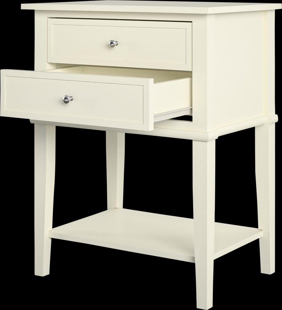 Kuhle White Accent Table - Thumbnail - Image 3