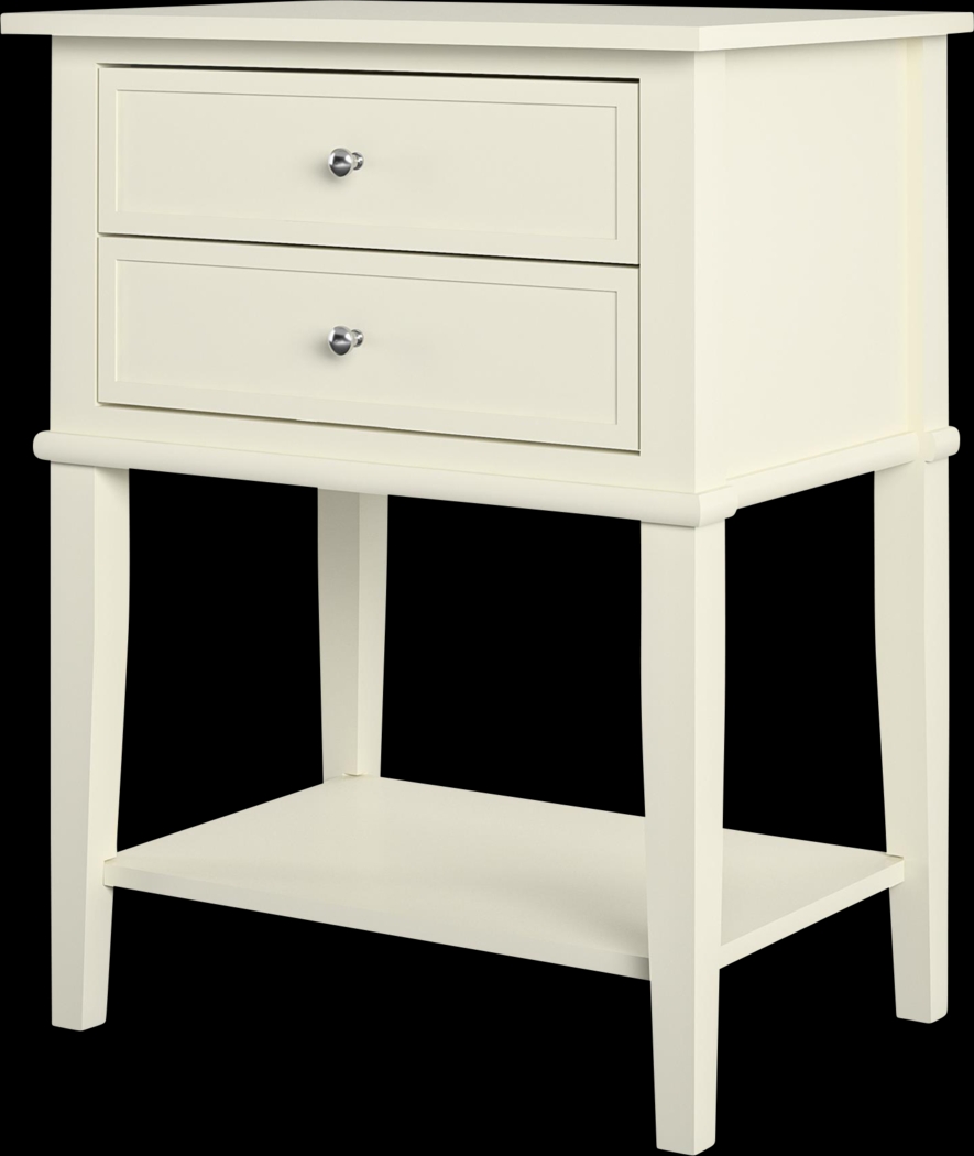 Kuhle White Accent Table - Thumbnail - Image 4